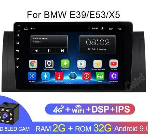 Магнитола Android 1G-16G BMW X5 E39 E53 1999 2000 2001 2002 2004-2006 Магнитола Android 1G-16G BMW X5 E39 E53 1999 2000 2001 2002 2004-2006