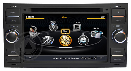 Магнитола MyDean 1140-1 Black (Ford Fusion, Galaxy, Kuga -2012, C-Max -2008)  Магнитола MyDean 1140-1 Black (Ford Fusion, Galaxy, Kuga -2012, C-Max -2008)