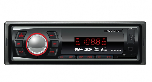 Магнитола Rolsen RCR-106 Магнитола Rolsen RCR-106