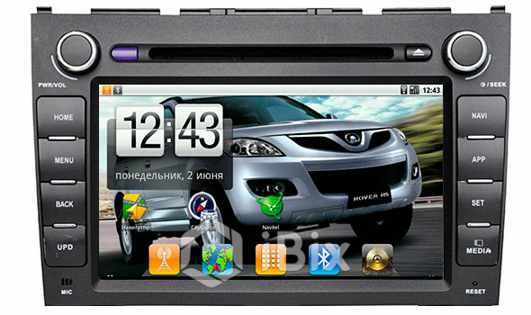 Магнитола iBix Great Wall Hover H5  Магнитола iBix Great Wall Hover H5