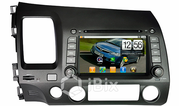 Магнитола iBix Honda Civic VIII  Магнитола iBix Honda Civic VIII