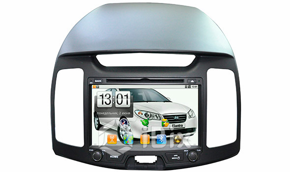 Магнитола iBix Hyundai Elantra IV  Магнитола iBix Hyundai Elantra IV