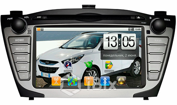 Магнитола iBix Hyundai ix35  Магнитола iBix Hyundai ix35