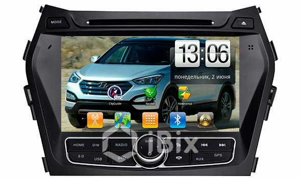 Магнитола iBix Hyundai ix45  Магнитола iBix Hyundai ix45