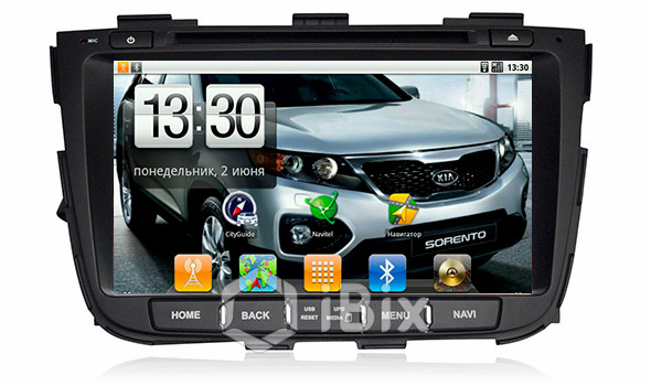 Магнитола iBix KIA Sorento II  Магнитола iBix KIA Sorento II