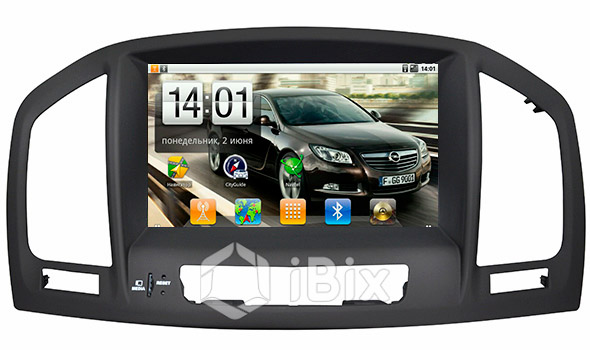 Магнитола iBix Opel Insignia  Магнитола iBix Opel Insignia