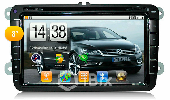 Магнитола iBix VW Passat CC  Магнитола iBix VW Passat CC